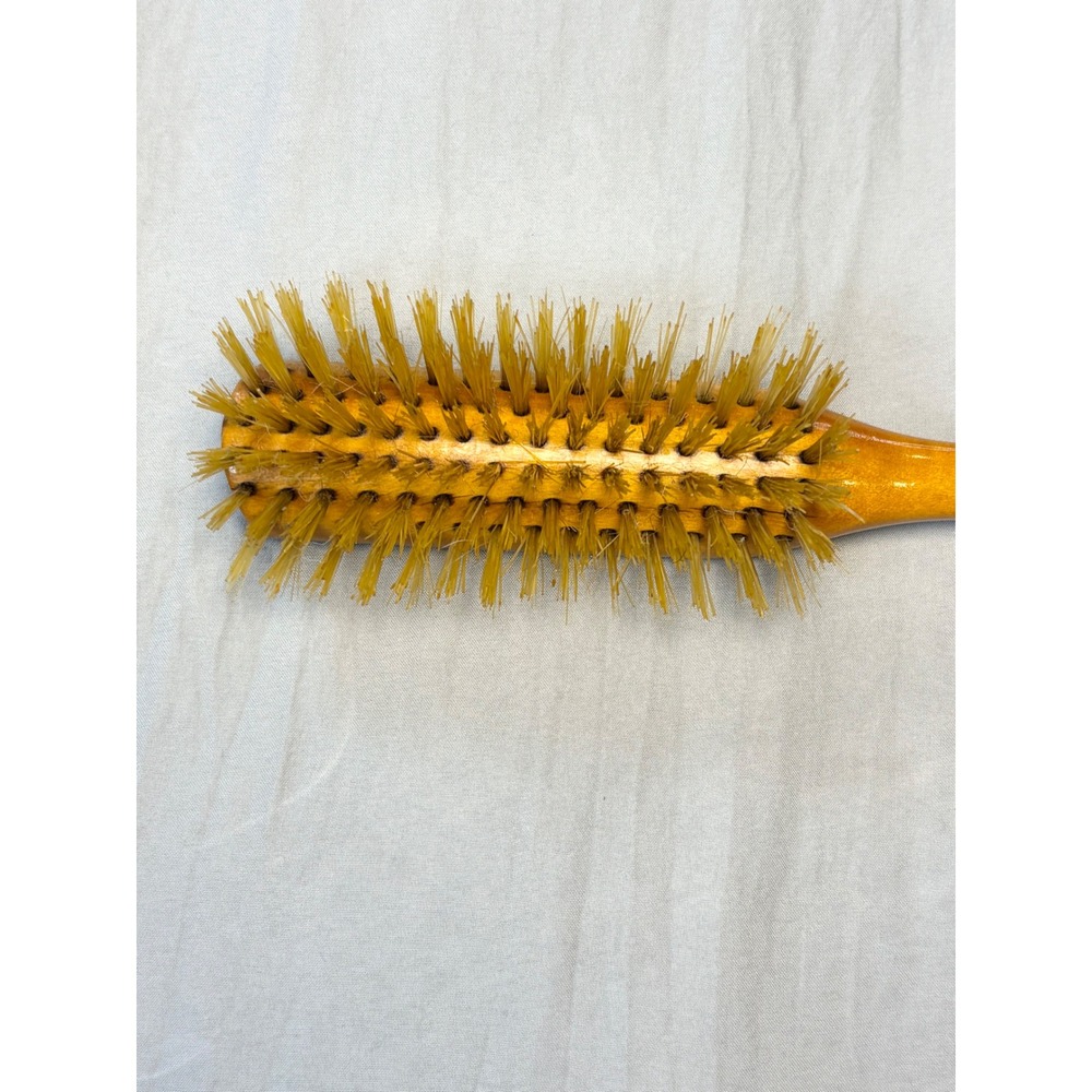 Vintage Mohawk 173 Genuine Satinwood Pure Boar Bristle Hair Brush Made in USA - Picture 3 of 10